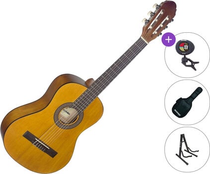 1/2 Konzertgitarre für Kinder Stagg C410 M SET Natural 1/2 Konzertgitarre für Kinder - 1