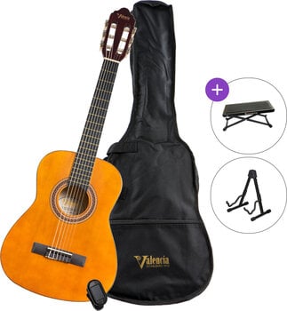 Klasszikus gitár Valencia VC102K SET Natural Klasszikus gitár - 1