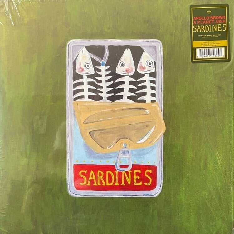 LP ploča Apollo Brown & Planet Asia - Sardines (Green Coloured) (LP)