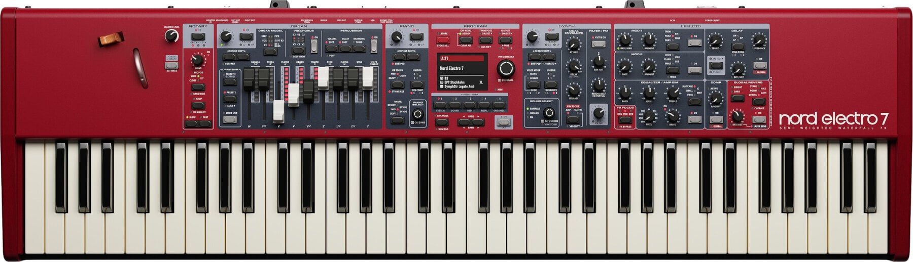 Digital Stage Piano NORD Electro 7 73 Digital Stage Piano Red