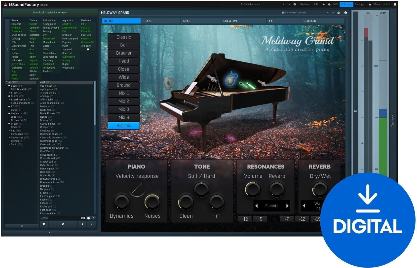 VST Instrument MeldaProduction MeldwayGrand (Digital product)