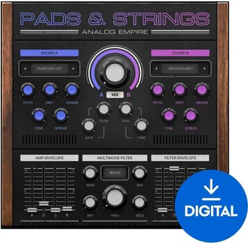 VST Instrument MeldaProduction Analog Empire: Pads and Strings (Digitalt produkt) - 1