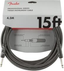 Instrument kabel Fender Professional Series Gray Tweed 4,5 m Ravni - Ravni Instrument kabel