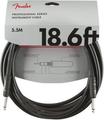Fender Professional Series Black 5,5 m Директен - Директен Инструментален кабел (Като ново)