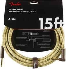 Cable de instrumento Fender Deluxe Series 4,5 m Recto - Acodado Cable de instrumento