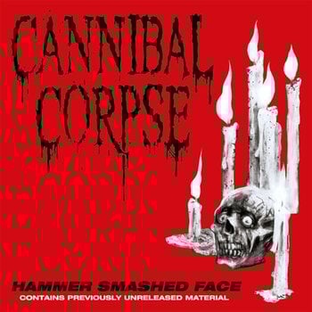 LP deska Cannibal Corpse - Hammer Smashed Face (Limited Edition) (Clear With Red Splatter Coloured) (LP) - 1