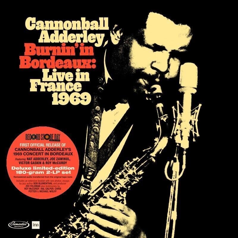 LP ploča Cannonball Adderley - Burnin' In Bordeaux: Live in France 1969 (Record Store Day) (2 LP)