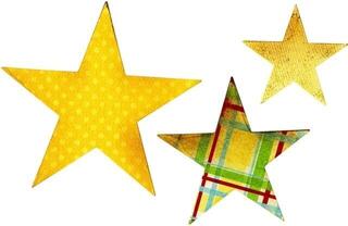 Mal Sizzix Bigz Die Stars Mix 3 pcs