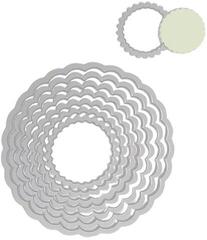 Modèle Sizzix 657552 Kit de gabarits de découpe Visages effrayants 8 pièces