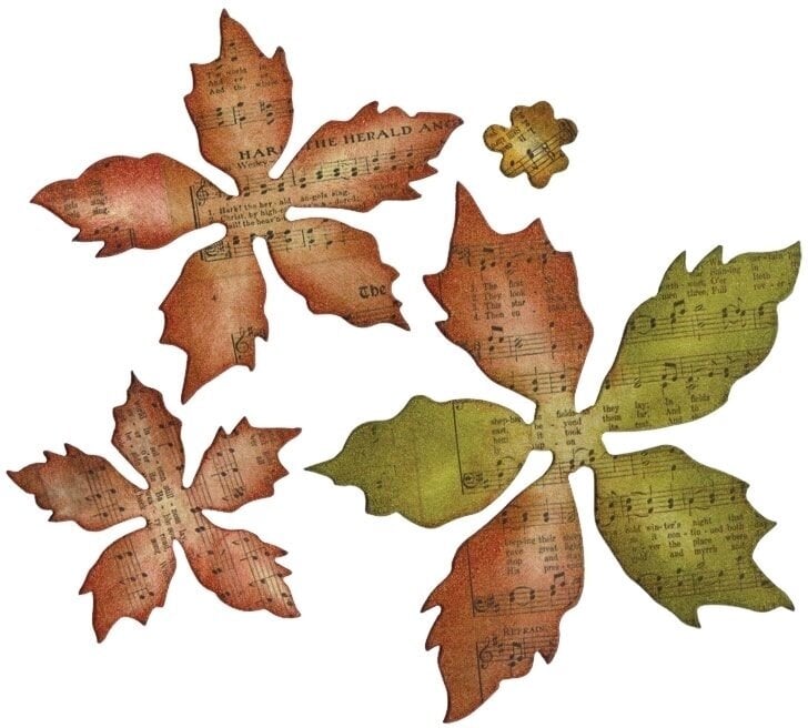 Stencil Sizzix 658261 Molde de corte Poinsétia