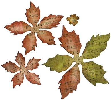 Stencil Sizzix 658261 Molde de corte Poinsétia - 1