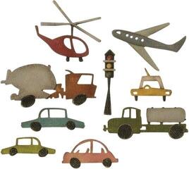 Template Sizzix 661809 Cutting Template Transportation Vehicles 19 pcs