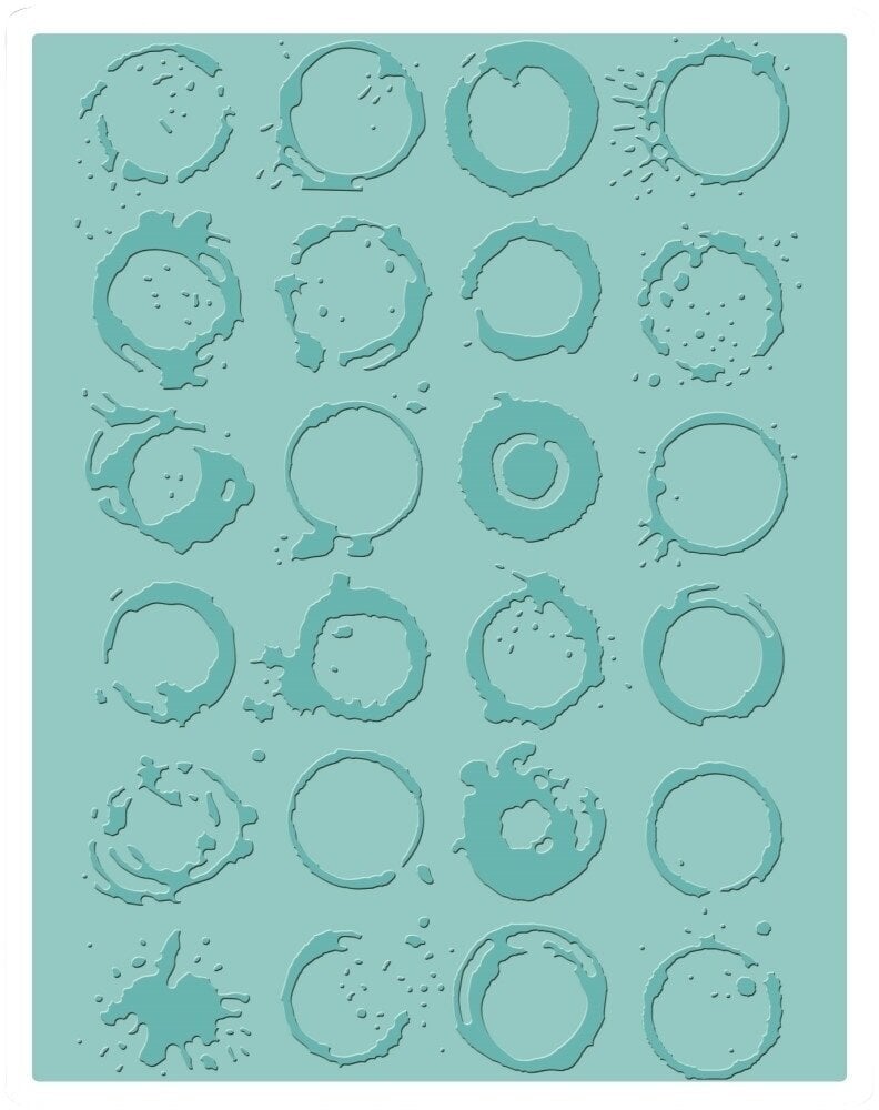 Embossing Sizzix 661828 Dombornyomó zseb Körök és foltok