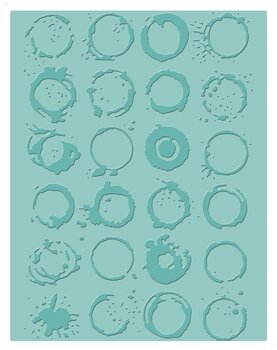 Embossing Sizzix 661828 Dombornyomó zseb Körök és foltok - 1