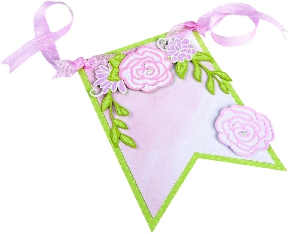 Mall Sizzix 662364 Skärmall Blombanderoll 9 St