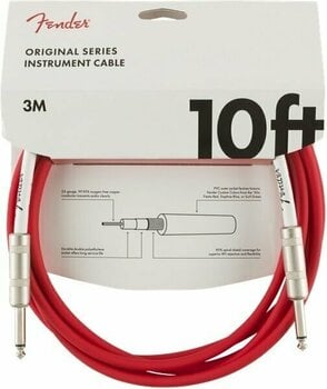 Instrument Cable Fender Original Series Red 3 m Straight - Straight - 1