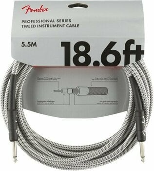 Instrument Cable Fender Professional Series White 5,5 m Straight - Straight - 1