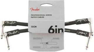 Patchkabel Fender Professional Series 2-Pack A/A 15 15 cm Winkelklinke - Winkelklinke Patchkabel