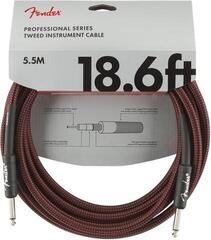 Câble d'instrument Fender Professional Series Red Tweed 5,5 m Droit - Droit Câble d'instrument
