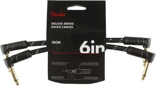 Patch kabel Fender Deluxe Series 099-0820-087 15 cm Lomený - Lomený Patch kabel