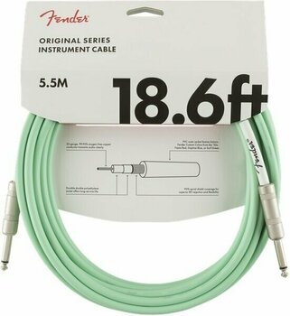 Instrument Cable Fender Original Series Green 5,5 m Straight - Straight - 1