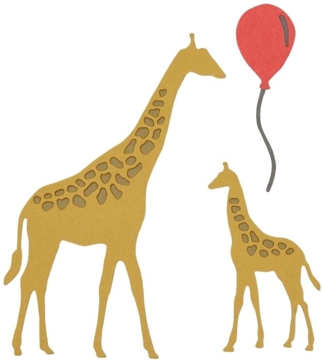 Modèle Sizzix 662513 Kit de gabarits de découpe Anniversaire de fille 5 pièces