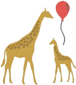 Modèle Sizzix 662513 Kit de gabarits de découpe Anniversaire de fille 5 pièces - 1