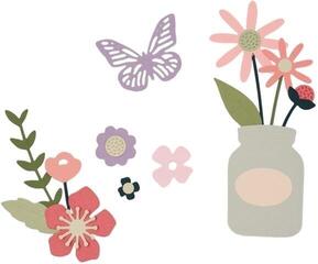 Template Sizzix 662514 Cutting Template Garden Flowers 17 pcs