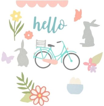 Modèle Sizzix 662515 Kit de gabarits de découpe Oiseau printanier 18 pcs - 1