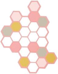 Template Sizzix 662517 Cutting Template Hexagons 2 pcs