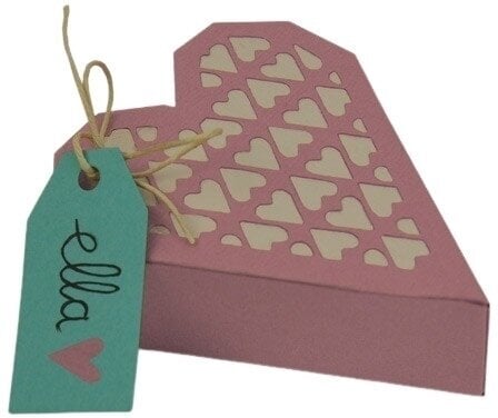 Modèle Sizzix 662518 Kit de gabarits de découpe Battement de cœur/Pouls 4 pièces