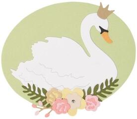 Modèle Sizzix 662541 Kit de gabarits de découpe Étoiles tourbillonnantes 4 pièces