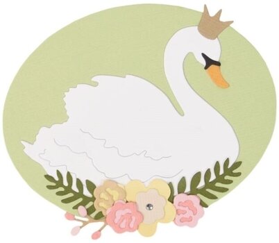 Malli Sizzix 662541 Leikkausmalli Joutsen 4 kpl - 1