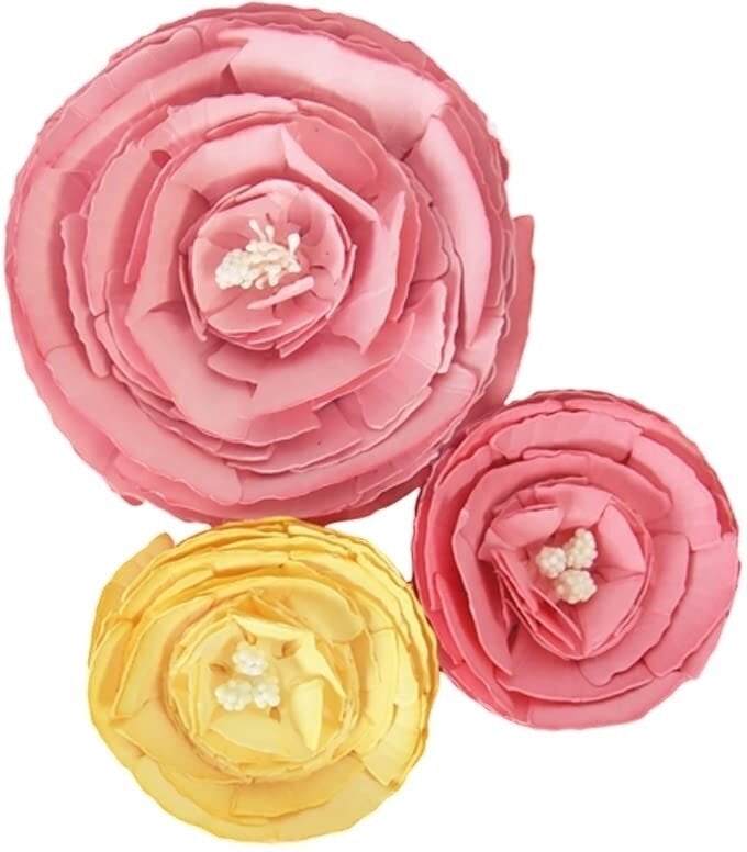 Modèle Sizzix 662554 Kit de gabarits de découpe Fleurs 3D