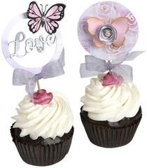 Template Sizzix 662642 Cutting Template Set Butterfly/Leaf/Flower/Love 7 pcs