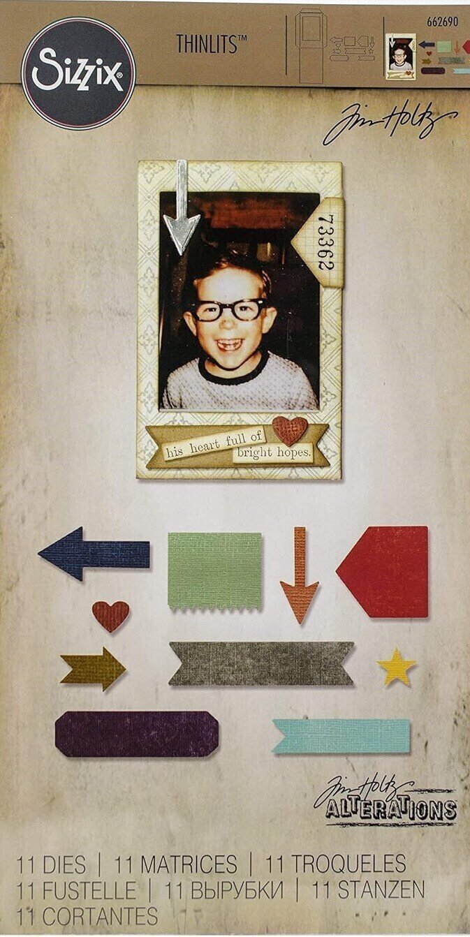 Șablon Sizzix 662690 Șablon de tăiat Rame 11 Bucăți