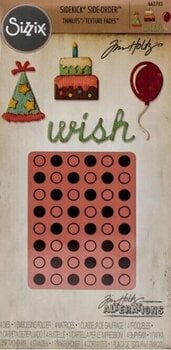 Embossing Sizzix 662703 Conjunto de relevo para bolsos Conjunto de aniversário - 1