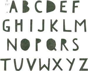 Mall Sizzix 662707 Skärmall Alfabet