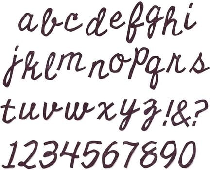 Šablona Sizzix 662709 Šablona za rezanje Abeceda - 1