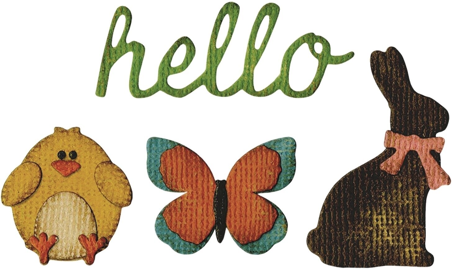 Embossing Sizzix 662711 Embossing Folder Set Spring