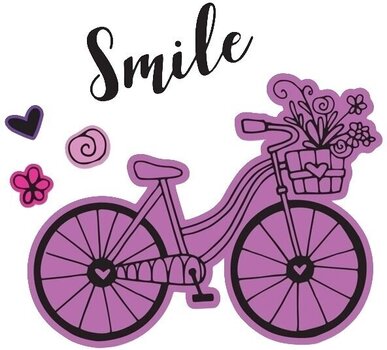 Șablon Sizzix 662908 Set de șabloane de tăiat Bicicletă 9 Bucăți - 1