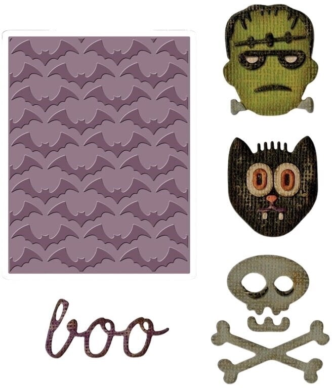 Embossing Sizzix 663072 Джоб за релеф комплект Halloween