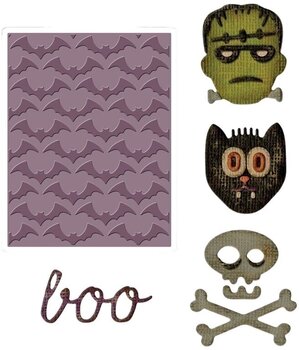 Embossing Sizzix 663072 Джоб за релеф комплект Halloween - 1