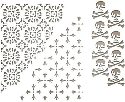 Mall Sizzix 663089 Skärmall Halloweenmix 3 st - 1