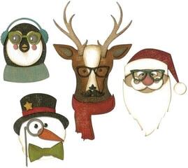 Template Sizzix 663099 Cutting Template Cool Christmas 24 pcs