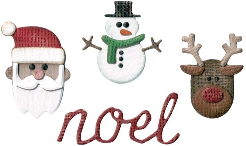 Embossing Sizzix 663112 Джоб за релеф комплект Коледа