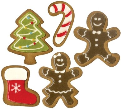 Modèle Sizzix 663116 Kit de gabarits de découpe Décorations de Noël 18 pcs - 1