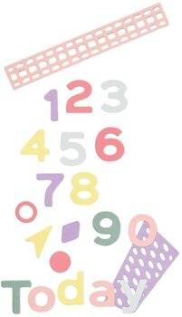 Šablon Sizzix 663312 Шаблон за сечење Бројеви 16 pcs - 1