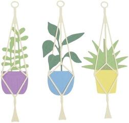 Modèle Sizzix 663321 Kit de gabarits de découpe Couronne suspendue 4 pièces