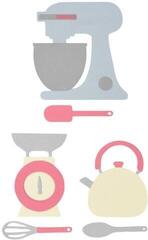 Modèle Sizzix 663323 Kit de gabarits de découpe Dentelle Cœur 10 pièces